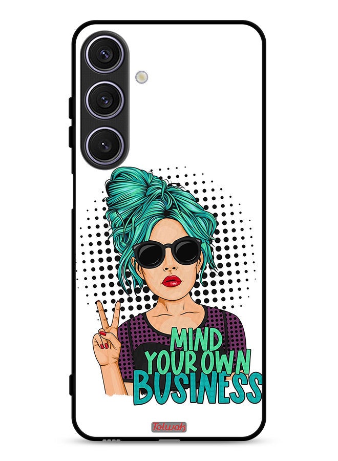 Tolwak Samsung Galaxy A26 Protective Case Cover Mind Your Own Business - Image 1