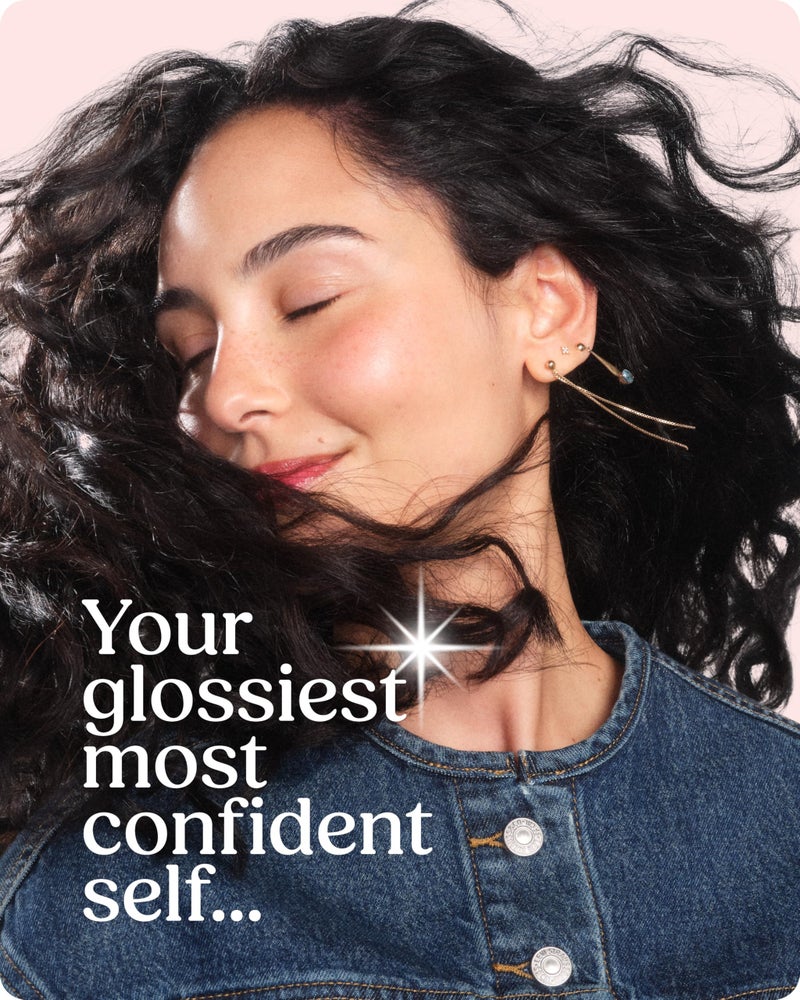 Glaze Supergloss Color Conditioning Gloss With Dispensing Pump â€“ Hydrating Semi-Permanent Color Hair Gloss & Shine Boost â€“ Vegan, Cruelty-Free â€“ 6.4 fl oz - Lustrous Ebony - Blue Black - Image 4