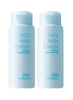 DHC Face Wash Powder 2 Pack Luxurious Foaming Lather Lightweight Powder Formula Gently Exfoliates Hydrating Fragrance And Colorant Free Ideal For All Skin Types 1.7 Oz. Net Wt.  - Image 1