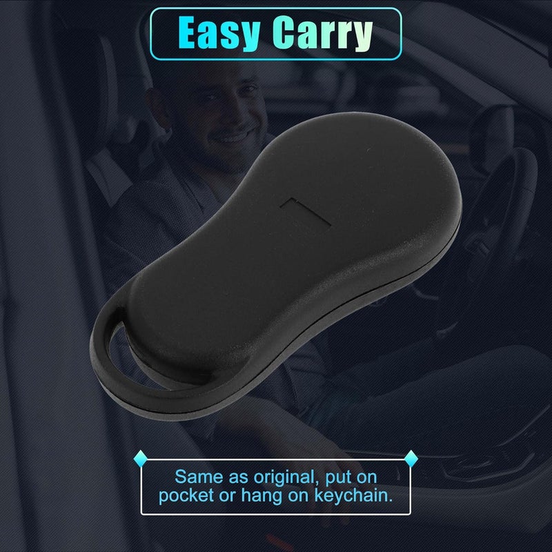 GQ43VT9T Keyless Entry Remote Key Fob with Transponder Chip for Dodge Ram 1500 2500 3500 1999–2002, Jeep Grand Cherokee 1999–2004, 3 Buttons - Image 3