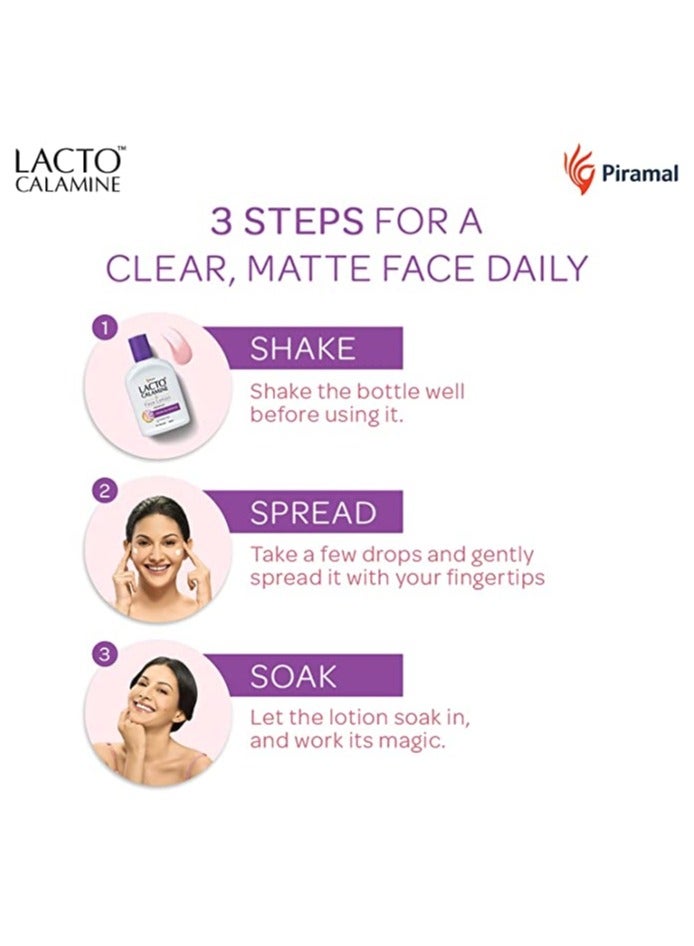 Lacto Calamine Face Lotion for Oil Balance  120 ml - Image 4