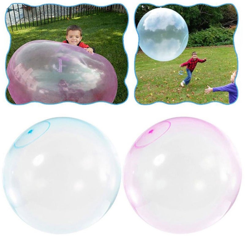 Fun Ball Toy 50cm Inflatable Jelly Balloon Bouncy Teardrop Shape - Easy Inflate Deflate Portable Game for Outdoor Party Fun - Image 5