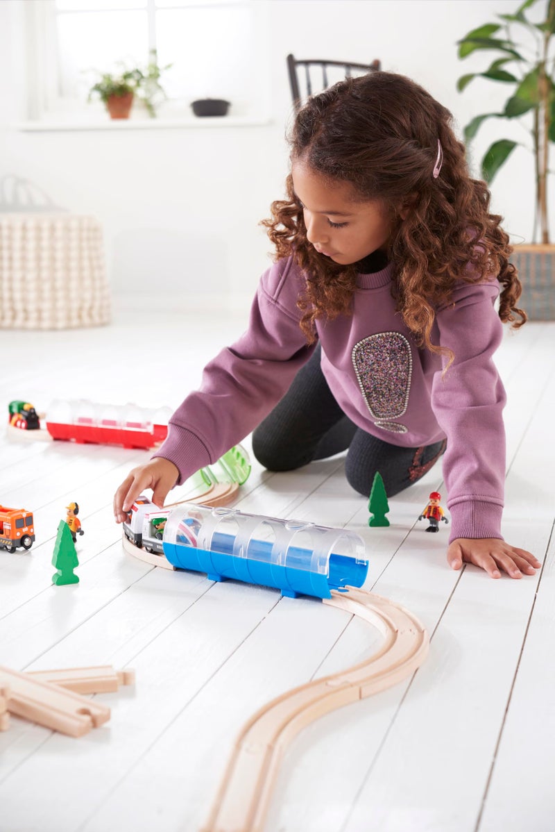 BRIO World 33892  Classic Steam Train  Tunnel  3 Piece Wooden Toy Train Set  Perfect for Kids Age 3 and Up  FSCCertified Wood  Compatible with BRIO Sets - Image 3