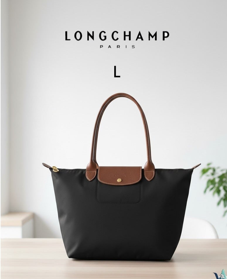 Longchamp Le Pliage  Women's versatile  Black Classic  Large camera bag - Image 1