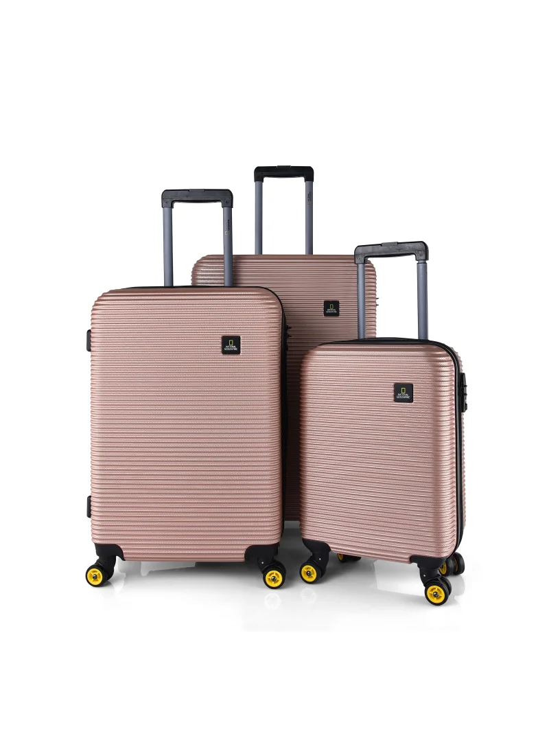 NATIONAL GEOGRAPHIC National Geographic - 3 Pieces Travel Bag Set - Rose Gold