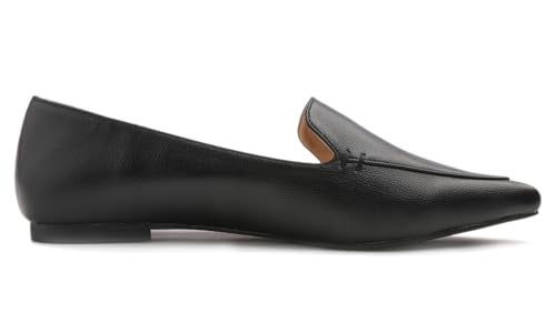 FEVERSOLE Women's Loafer Flat Pointed Fashion Slip On Comfort Driving Office Shoes - Image 3