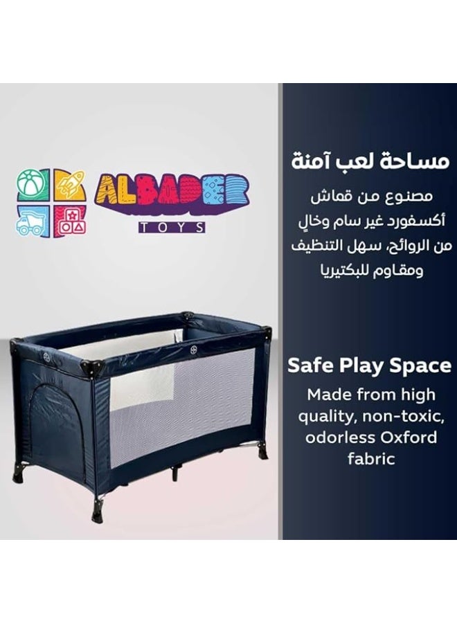 AL BADER Children’s Playpen Rectangular Foldable Design Safe Play Yard for Toddlers Indoor and Outdoor Portable Lightweight Baby Fence for Kids - Image 3