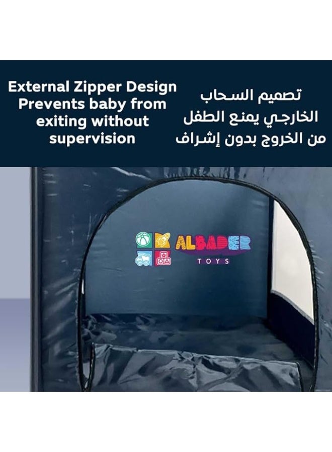 AL BADER Children’s Playpen Rectangular Foldable Design Safe Play Yard for Toddlers Indoor and Outdoor Portable Lightweight Baby Fence for Kids - Image 5