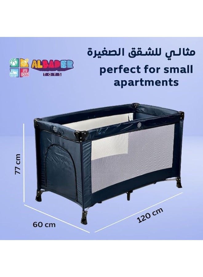 AL BADER Children’s Playpen Rectangular Foldable Design Safe Play Yard for Toddlers Indoor and Outdoor Portable Lightweight Baby Fence for Kids - Image 2