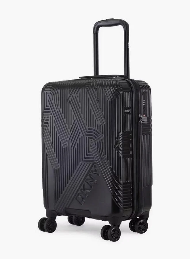 DKNY Textured Hardcase Luggage Trolley With Retractable Handle - 28 Inches Check-In Bag