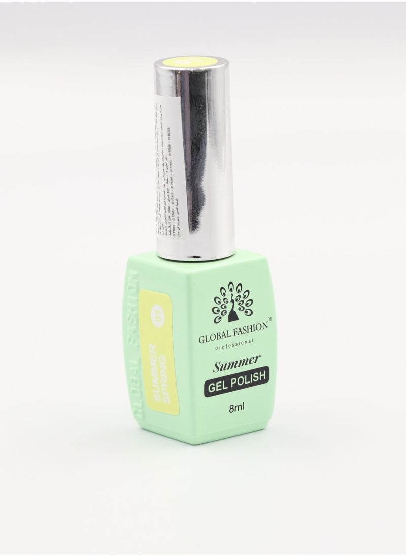 GLOBAL FASHION Gel Polish Summer/Spring 8ml, 10  - Image 5