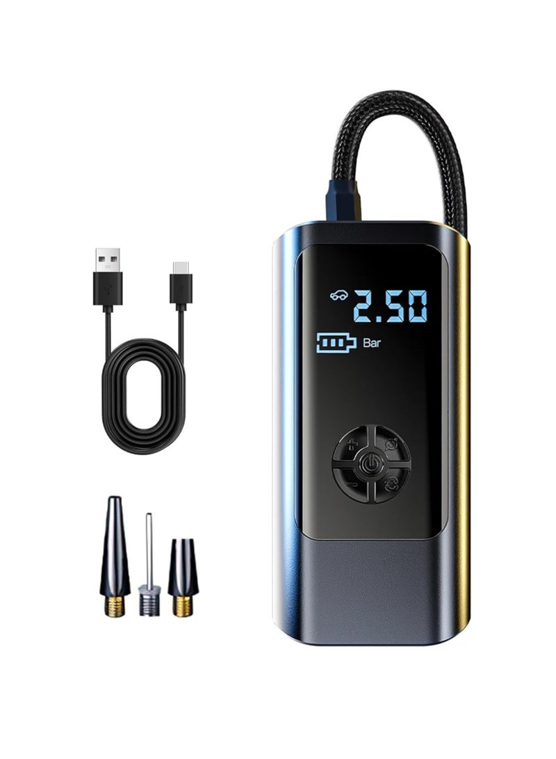 general Tire Inflator Compressor, 8000mAh Cordless Rechargeable Car Tire Inflator, 150PSI Tire Inflator Air Compressor, Car Tire Pump for Cars, Motorcycles, Balls and Bicycles - Image 1