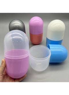 9 * 18cm Egg Shell Capsule Twisted Eggshell Balls Box Plastic Pill Shell Time Capsule Background Wall Decoration Blind Box-Specifications:9 * 18cm White