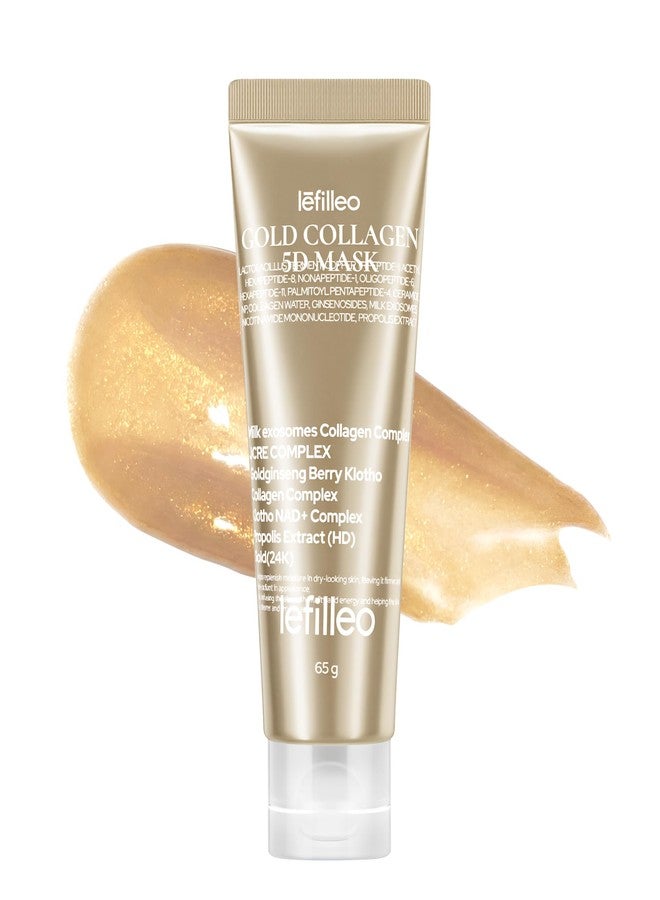 LEFILLEO Gold 5D Wrapping Mask 65g / 2.29 oz. | Hydration & Glow Care | Peel Off Mask | 24K Gold & Propolis & Collagen | Korean Skincare - Image 1