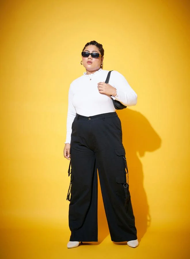 ساسافراس بنطال كارجو بمقاس كبير