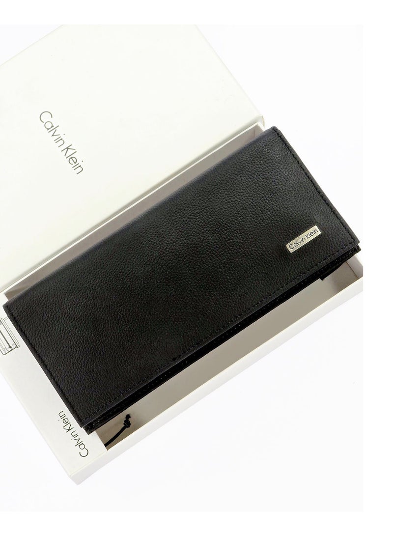 CALVIN KLEIN JEANS PLUS Calvin Klein Men's Leather Long Wallet  - Image 3