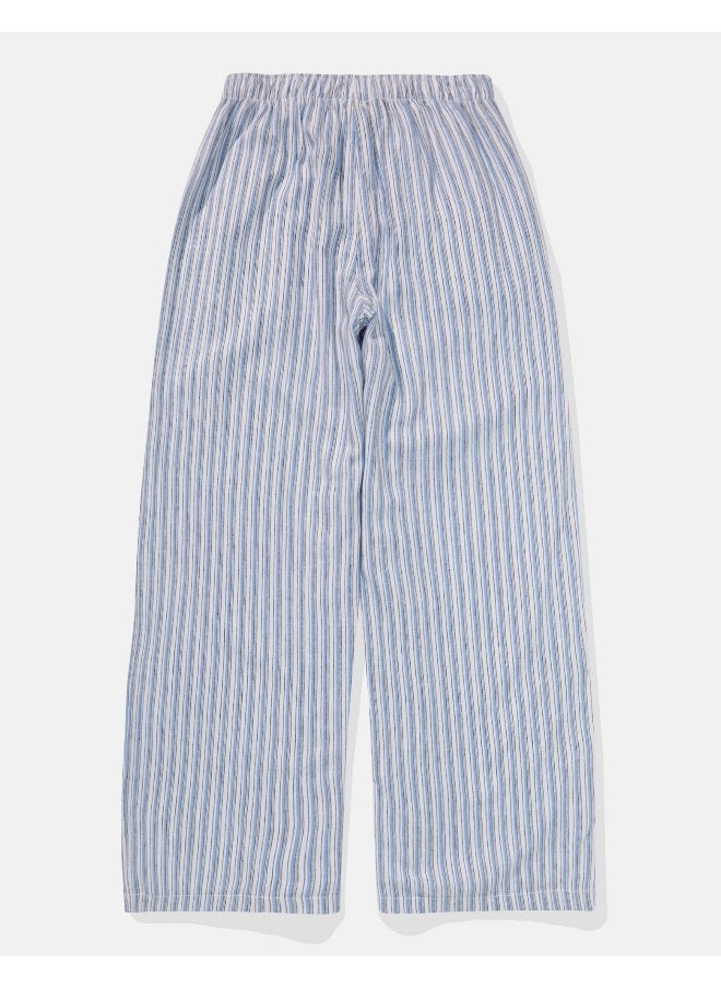 AE Linen-Blend Pull-On Pant