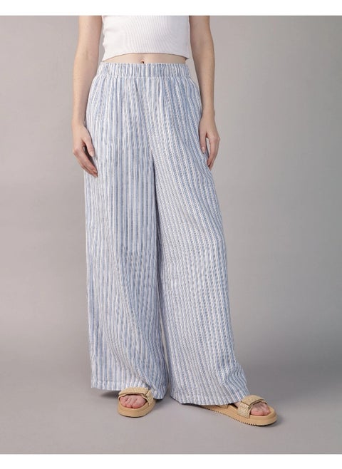 AE Linen-Blend Pull-On Pant