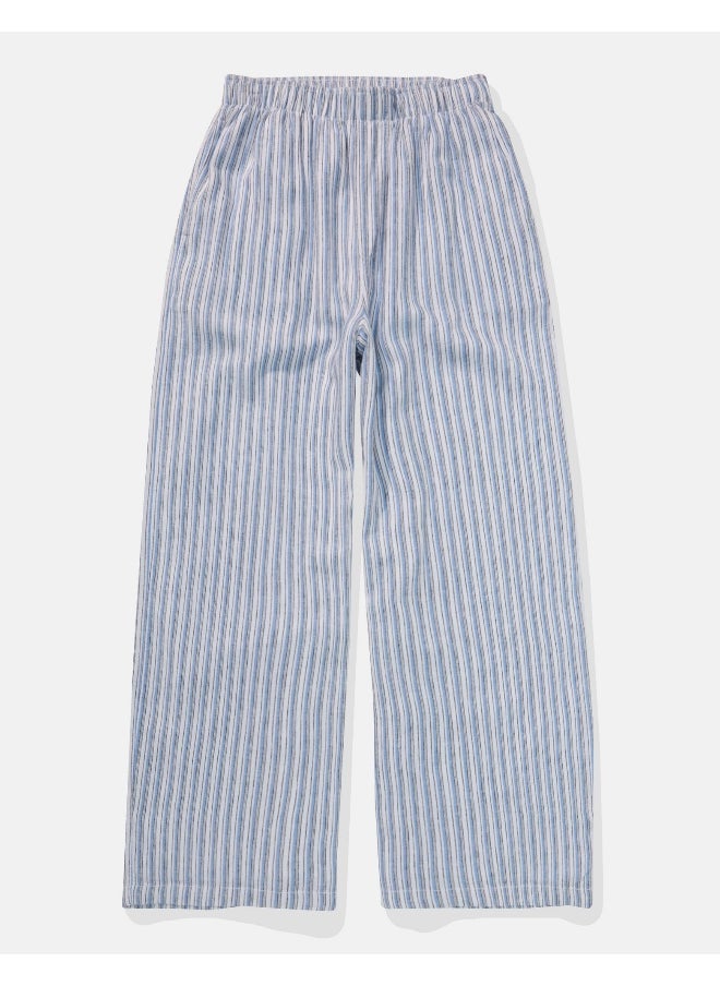 AE Linen-Blend Pull-On Pant