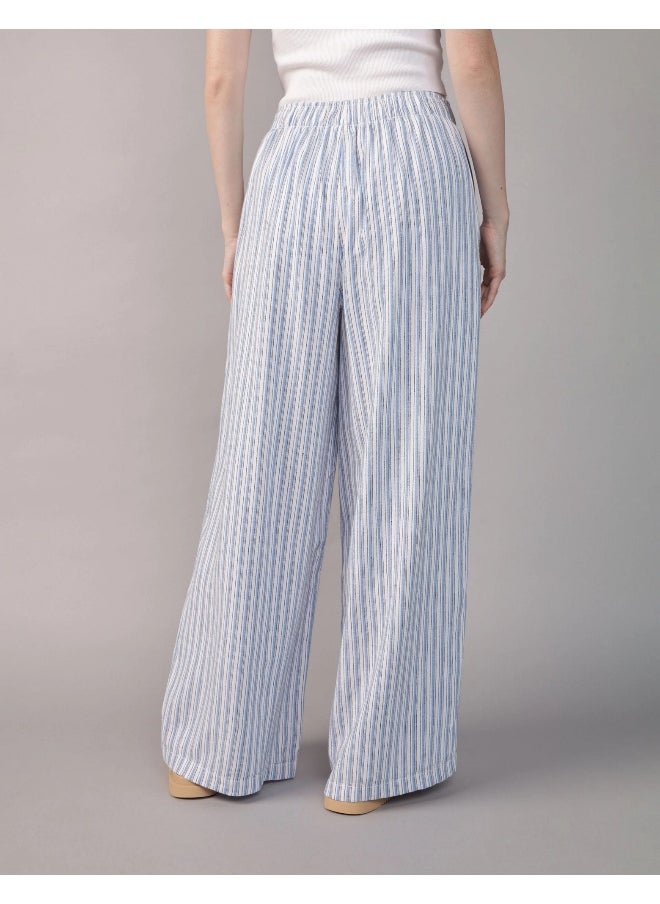 AE Linen-Blend Pull-On Pant