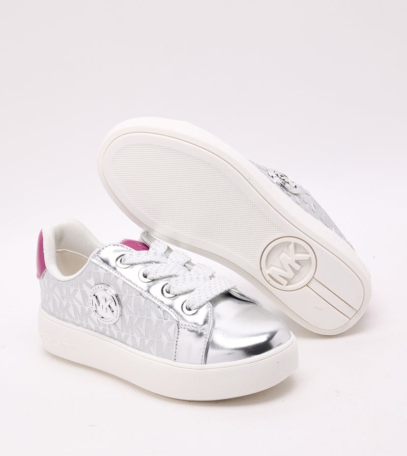 Michael Kors Youth Jordana Audrey Lace Up Low Top Sneakers - Image 5