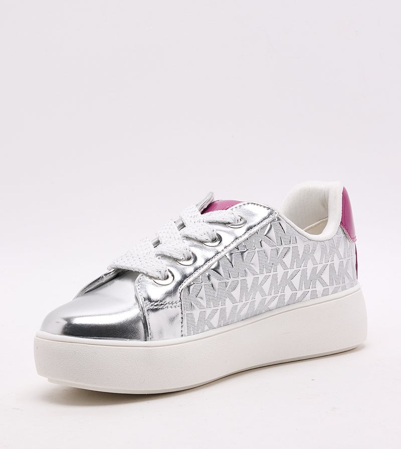 Michael Kors Youth Jordana Audrey Lace Up Low Top Sneakers - Image 3