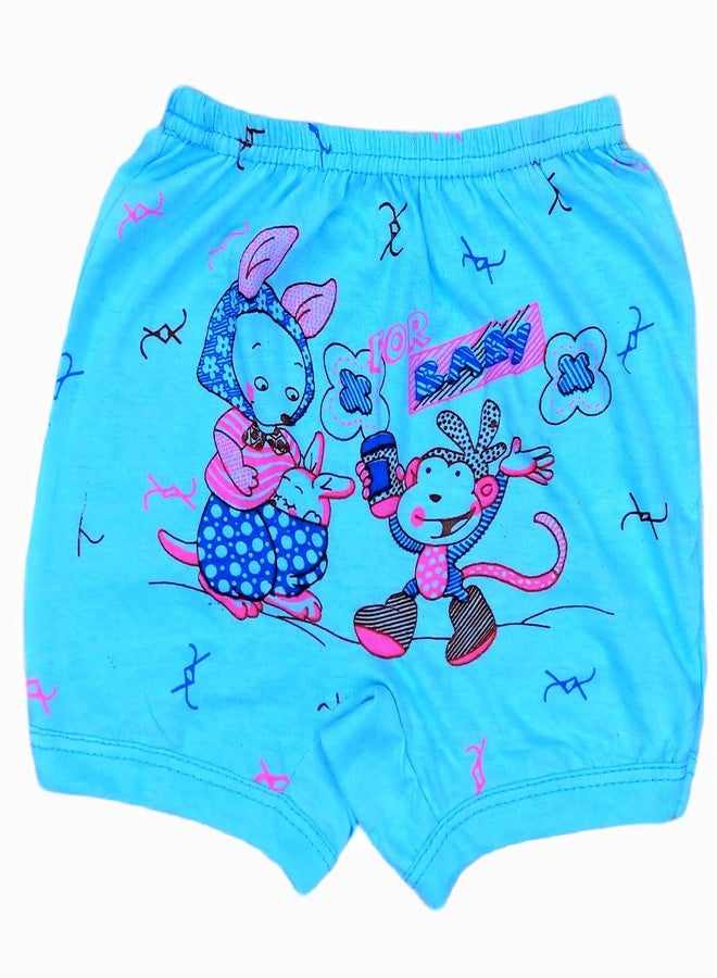 AADI ZINESVAR Baby Cotton Bloomers, Cartoon Print Design, Multicolor Pack of 12, Unisex (in, Age, 0 Months, 6 Months, Regular, 12, Multicolour) - Image 2