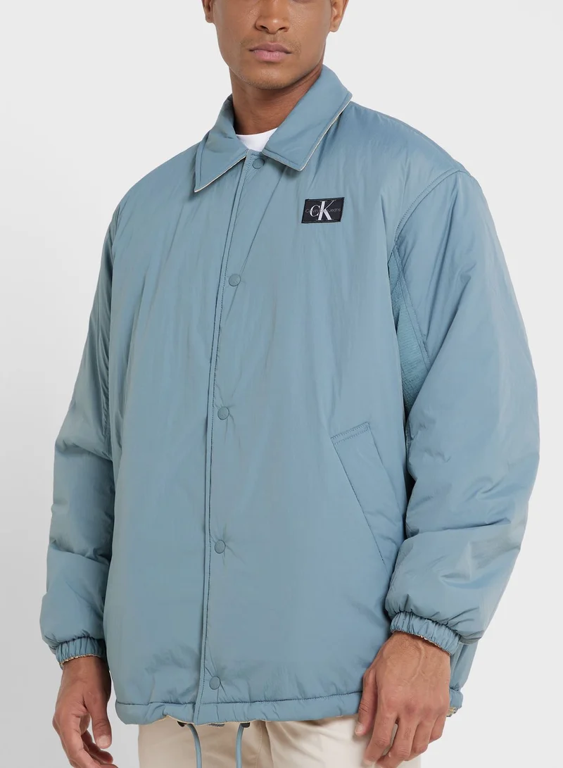 Calvin Klein Jeans Monogram Reversible Jacket