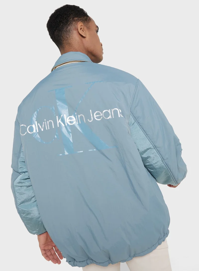 Calvin Klein Jeans Monogram Reversible Jacket