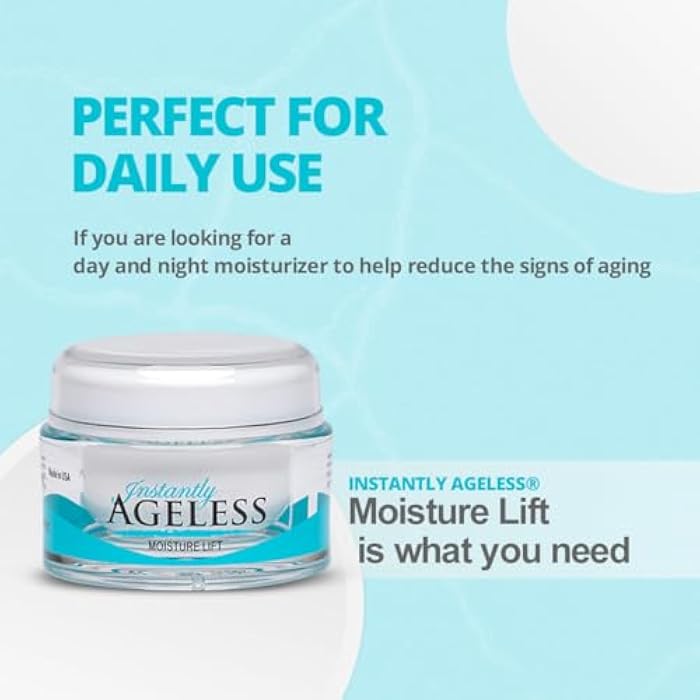 Instantly Ageless Moisture Lift - Argireline Peptide Skin Care Face Moisturizer - Enhance Your Beauty With Firming Daily Moisturizer & Wrinkle Cream - Age Defying Gifts for Women - 1.7 Oz - Image 4