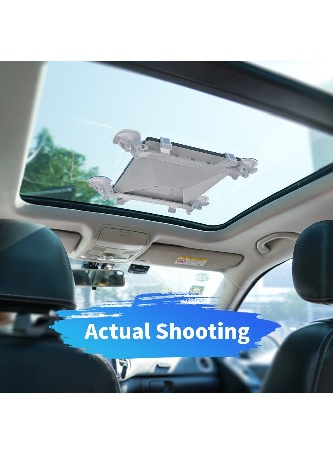 Multi-Mount Starlink MINI Special Bracket for Skylight, Car Roof, Plane or Cruise Window – Strong Suction, Heat & Cold Resistant, Stable Signal Support for Fast Internet Docking  - Image 4