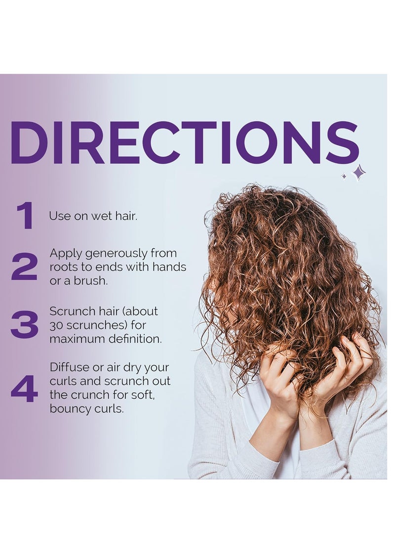 Curl Keeper Original Curl Keeper Anti-Frizz Curl Defining Hair Styler (12 Oz) - Lightweight Curl Definer Liquid Gel for All Weather Conditions - Wavy & Curly Hair Products for Women (Cream Alternative)  - Image 4