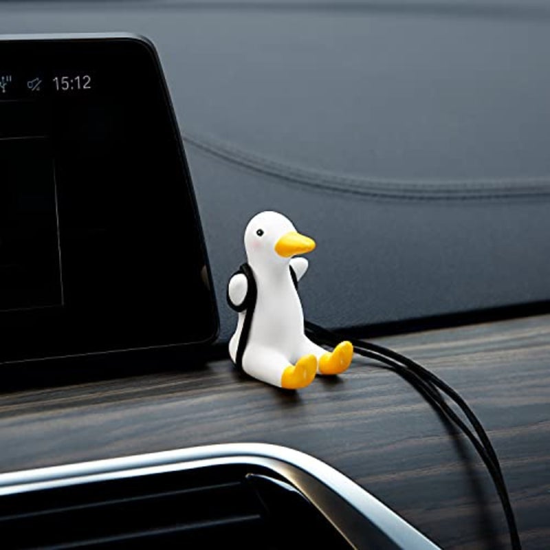 Cute Swinging Car Rear View Mirror Hanging Accessories Funny Car Interior Decor Gifts for Women Men - Image 2