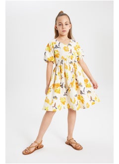Girl Regular Fit Short Sleeve Woven Dress