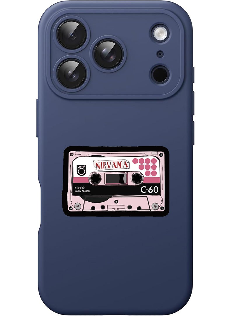 Theodor Protective Slim Fit Case Liquid Silicone Cover with Full Body Protection Anti-Scratch Shockproof Case For Apple iPhone 17 Pro (Blue) Nirvana (2) - Image 1