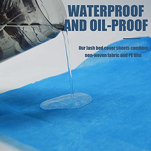 KUDIZE Disposable Non-Woven Laminated Water Proof 30 GSM Bed Sheet for Hospital; Hotel; Spa and Beauty Parlor (Blue; 31 x 72 Inch/78.70 x 182.90 cm) (Pack of 10) - Image 3