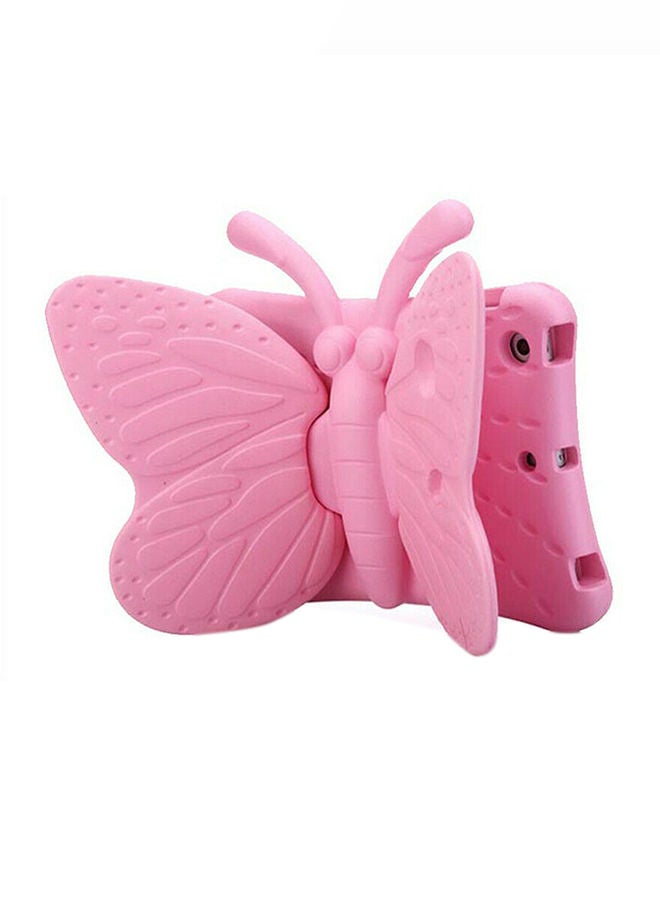 NIBEMINENT Butterfly Grip Pattern Protective Case Cover For Apple iPad Pro 10.2-Inch Pink  - Image 3
