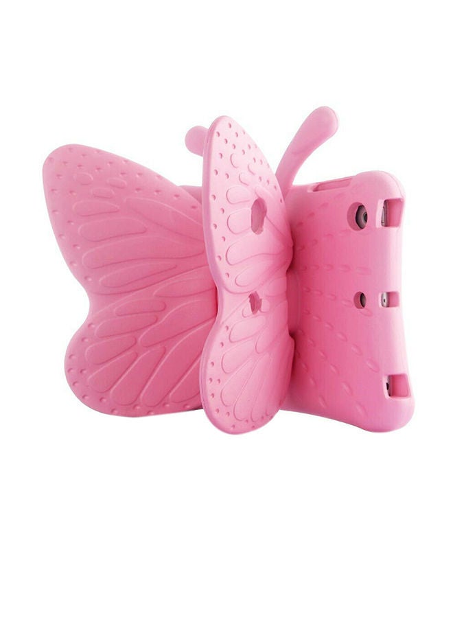 NIBEMINENT Butterfly Grip Pattern Protective Case Cover For Apple iPad Pro 10.2-Inch Pink  - Image 1