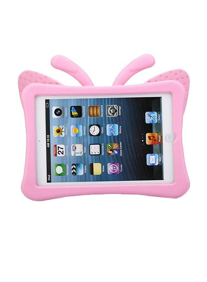 NIBEMINENT Butterfly Grip Pattern Protective Case Cover For Apple iPad Pro 10.2-Inch Pink  - Image 2