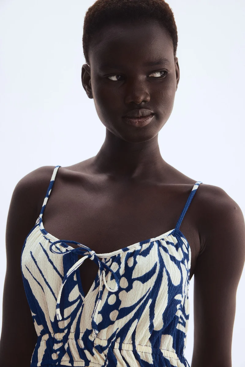 H&M Crinkled jersey dress