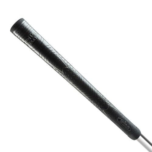 WINN DRI-TAC 2.0 STANDARD Golf Grip - Tacky Feel, Moisture-Wicking, Shock Absorption | AVS Technology for Enhanced Performance | Optimal Hand Alignment, Grip Pressure | Durable for Long-lasting Use | Black - Image 1