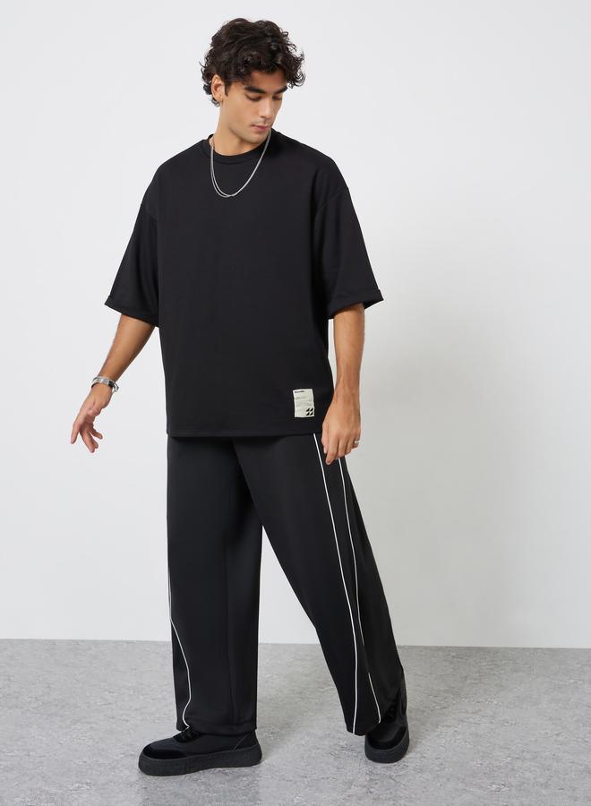 Styli Men Boxy Heavy Jersey Stretch Interlock T-Shirt - Image 2