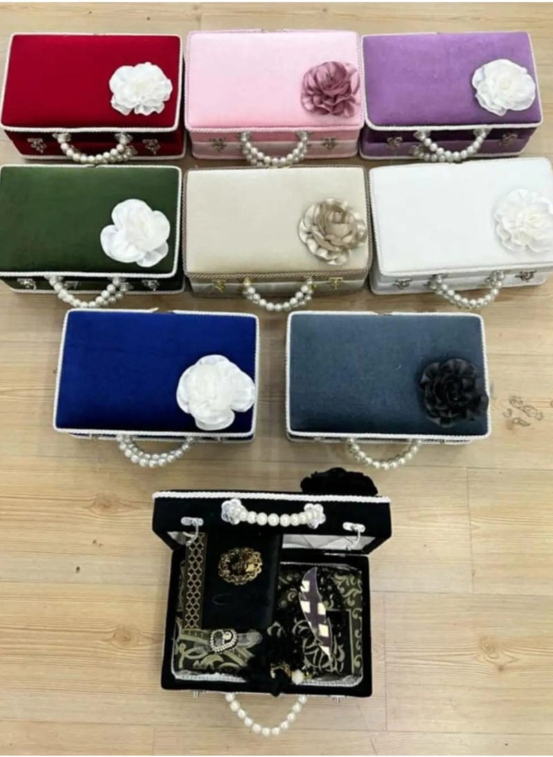 Generic - Prayer Mat with Quran and Pearl of Tasbeeh Gift Set - Image 1