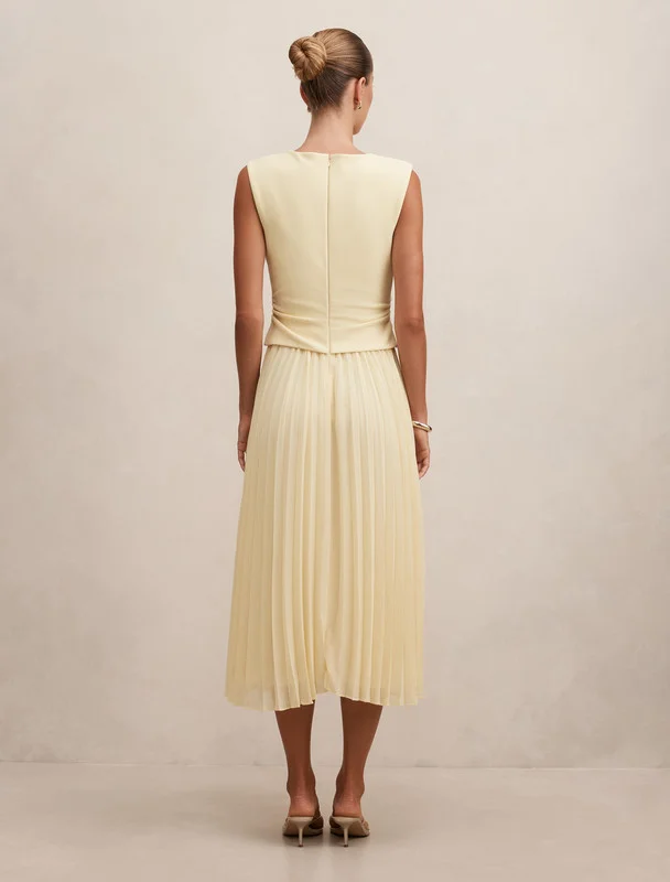 فورايفر نيو Emilia 2 in 1 Pleated Midi