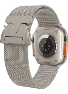 PSGT Titanium Apple Watch Band 38-40-41MM S10 42MM 2024 Milanese Bracelet 10 9 8 7 6 5 Se 4 3  - Image 1