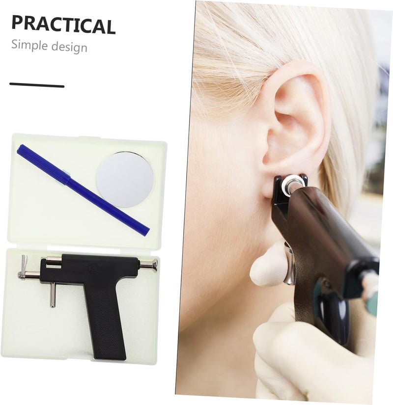 FOMIYES 1set Portable Ear Piercing Kit Ear- Convenient Body Navel Piercer Tool for Home and Simple for All Piercings - Image 3