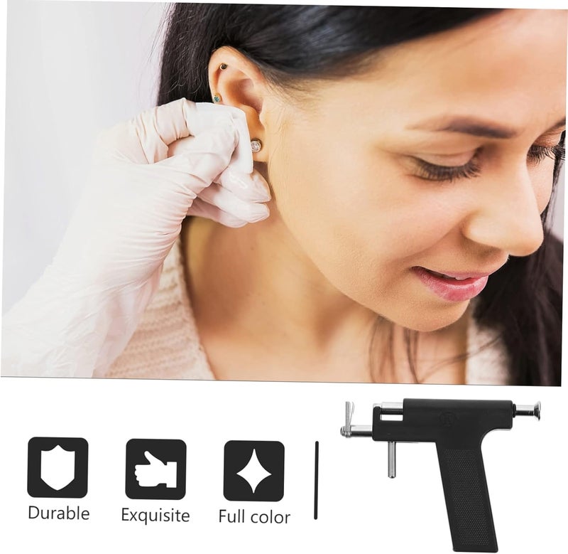 FOMIYES 1set Portable Ear Piercing Kit Ear- Convenient Body Navel Piercer Tool for Home and Simple for All Piercings - Image 2