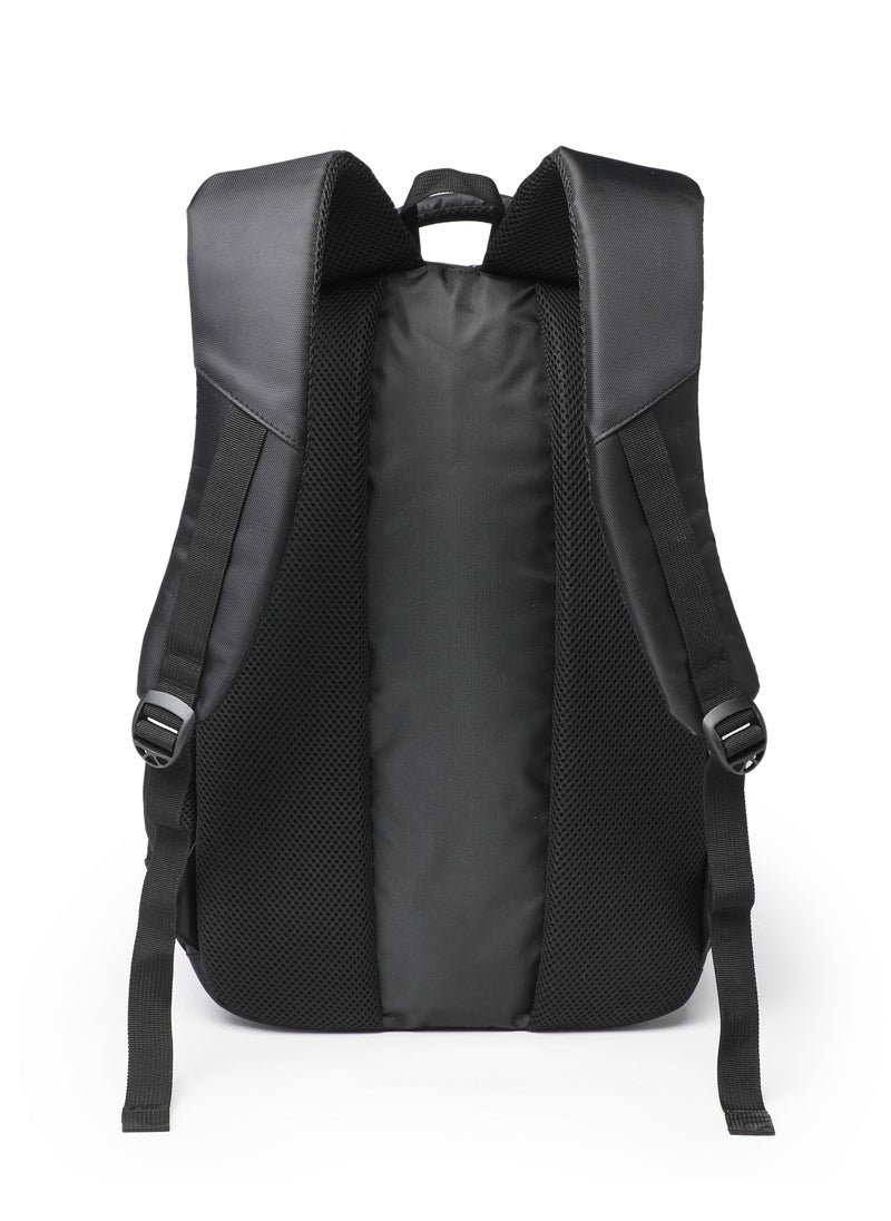 SENATOR - Nylon Lightweight Unisex 19 Inch Backpack with Laptop Compartment, Water Resistant Casual Hiking Travel Bag for Business College School Students KH8116 Black - Image 1