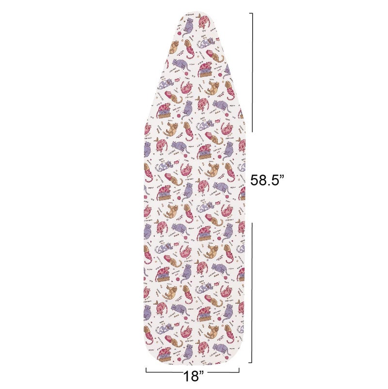 Household Essentials Deluxe Ironing Board Cover, Kool Kats - Image 2