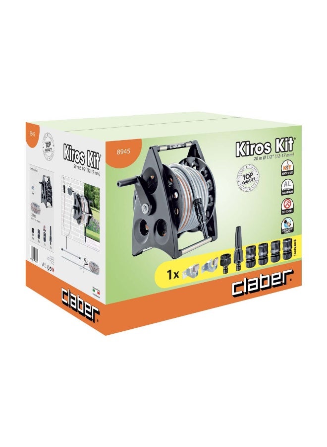 كلابر استاند خرطوم حدائق سعة 20 متر CL-89450000 - Image 1